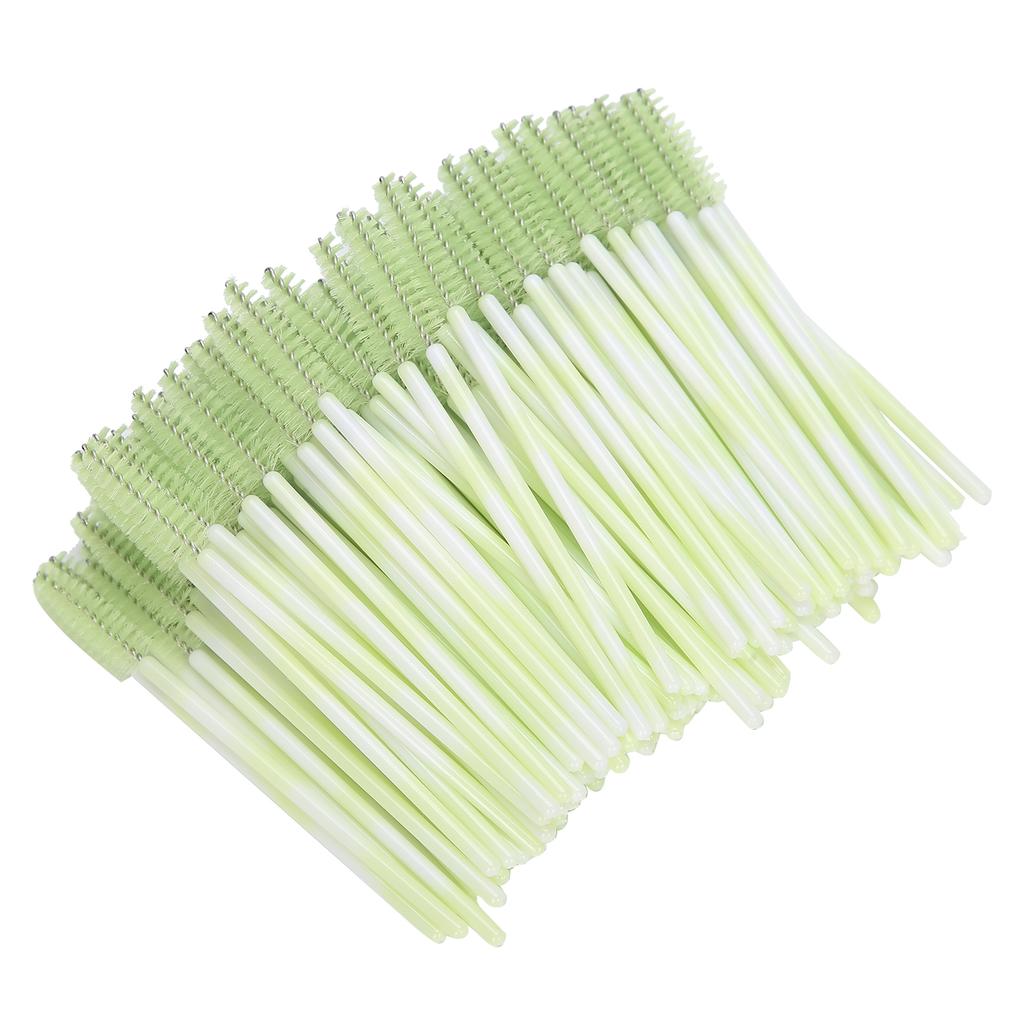 200pcs Disposable Portable Lash Brush Travel Mascara Eyelash Brush Makeup Tool Accessory