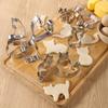 9Pcs Stainless Steels Biscuit Molds Dessert Cutters Cute Cats Cookie Cutters DIY Fondants Cake Molds Kitchen Pastries Bakewares