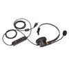 ENC Telephone Headset Active Noise Cancellation Single Ear Service Headphone for Telemarketing