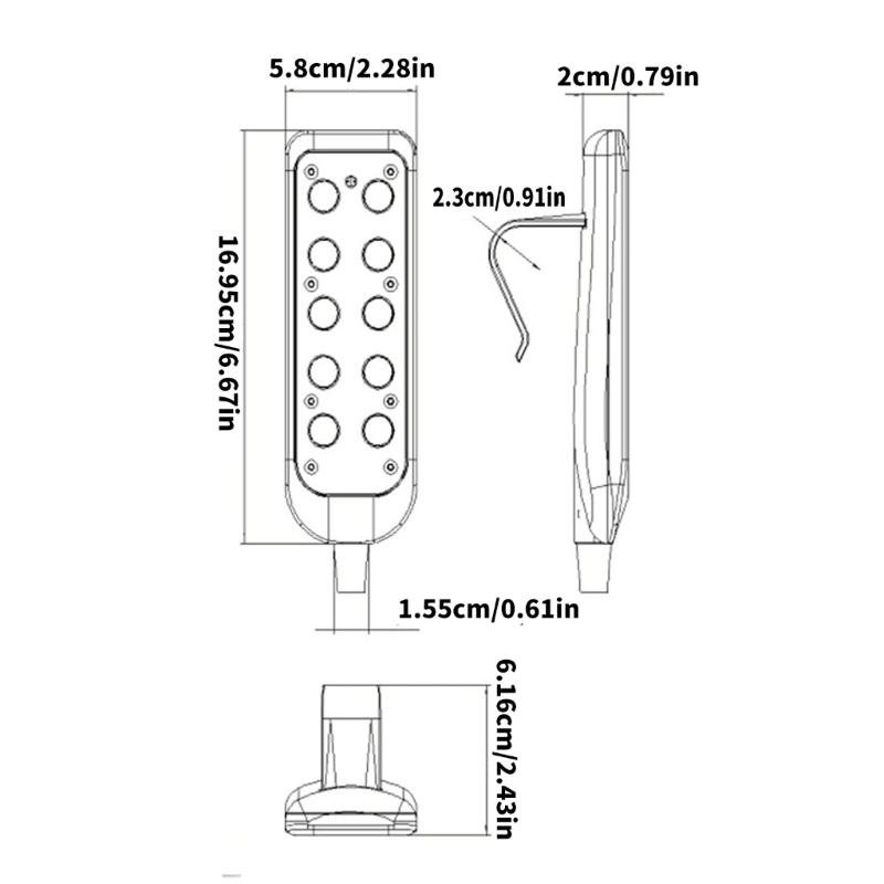 Hand Control Handset Remote Dustproof Lift Bed Remote Control Lifting Bed Controller Lift Chair Controller Recliner