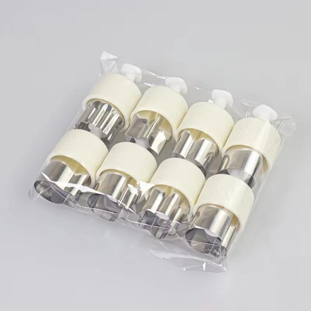 

8 Pcs Mini Cutter Shapes Stainless Fruit Vegetable Printing Cutting Die for Kids Bento Lunch Sandwich Fondant Cheese Baking Tool
