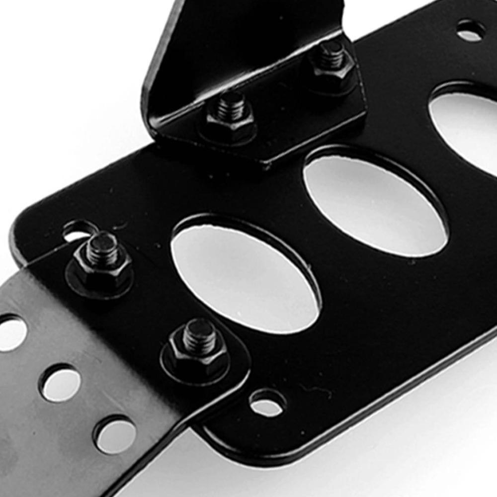 Black Side Mount License Plate Bracket Custom License Plate Bracket  For Modified Accessory