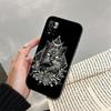 Witch Cat Art Phone Case for Xiaomi Redmi note 13 12 Pro 11S 11 10 Pro 10S 12S Redmi 10 13C 9C Funda