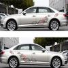 2Pcs Sport Auto Vinyl  Car Stickers Both Side Body Diy Car Accessories Decals Fo