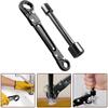 Double Headed Pipe Wrench Double Headed Tire Socket Wrench Water Pipe Repair Set Sleeve Spanner Hand Tools Remove Fix Screw Nut