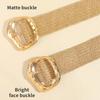 Woven Linen Women Waist Belt Fashion Waist Accessory for Skirts Dresses Bohemian Styles Waist Decoration for Festival