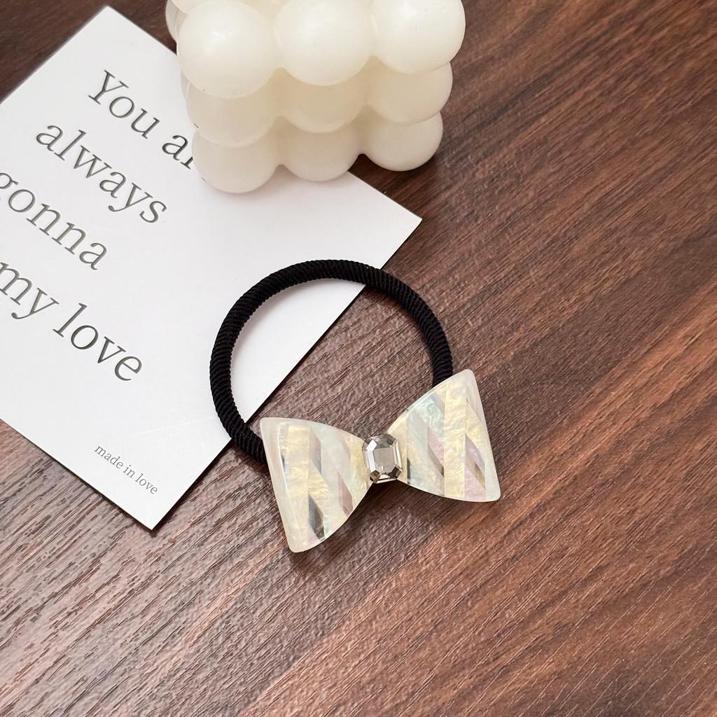 Fashionable Retro Bowknot Hair Accessories With Stylish Duckbill Hair Clips Colorful Tie