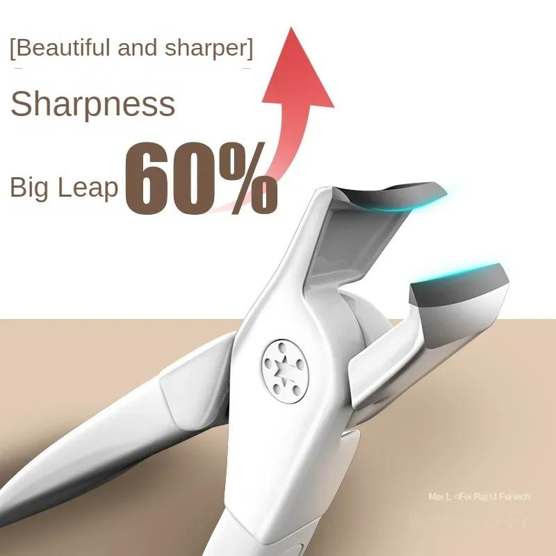 Coupe-ongles pour ongles épais Acier inoxydable Mâchoire large Coupe-ongles Manucure Pédicure Outils