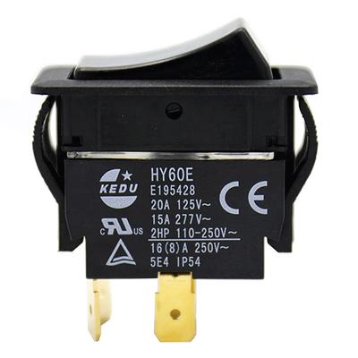 KEDU HY60E HY60B Drucktastenschalter EIN-AUS EIN-AUS-EIN Industrielle Elektrowerkzeug-Drucktastenschalter für Werkzeugmaschinenausrüstung