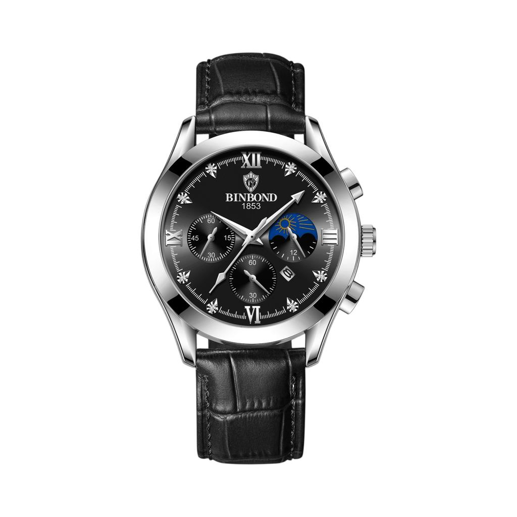 Men's Waterproof Luminous Running Alarm Clock Watch