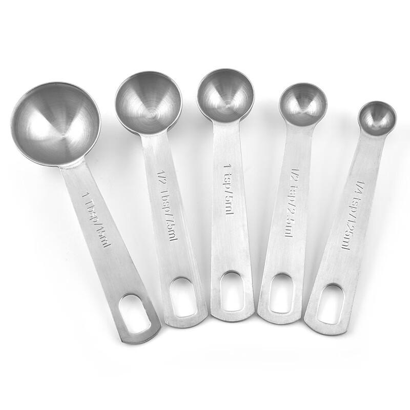 ZISIZ Stainless Steel Graduated Measuring Spoon Set
