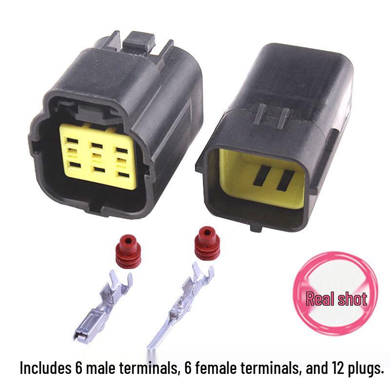 Conector Auto AMP1.8 Impermeabil ștecher 4 pini tată-mamă, cablaj 2P, 16 găuri DJ70216Y-1.8