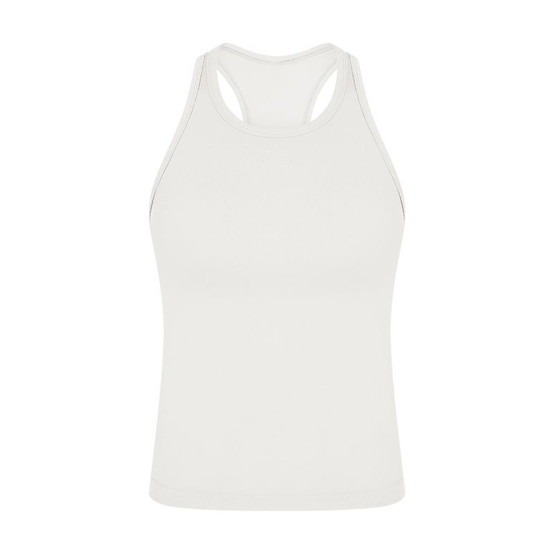 

Outdoor Yoga Vest Long Outfit Pilates Tops Vest Women s Summer Thin Running Sports Workout Clothes Camellia White L/8