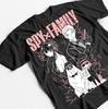 Spy X Family T-Shirt Loid Anya Bon Forger Unisex Manga Anime Regalo Maglietta Tutte le Taglie