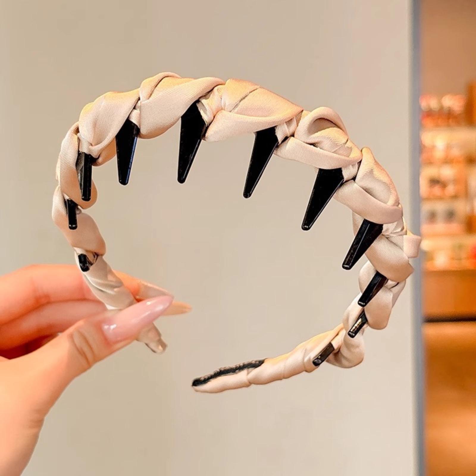 

Non- Toothed Headband For Pressing Bangs And Broken Hair, Black And Brown Face Washing Hair Accessories For Women One Size зелёный