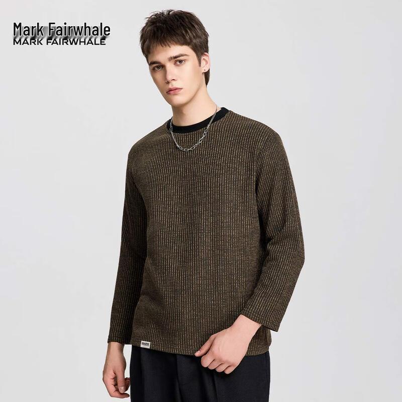 

Mark Fairwhale Men s American Retro Knit Long Sleeve T-Shirt L