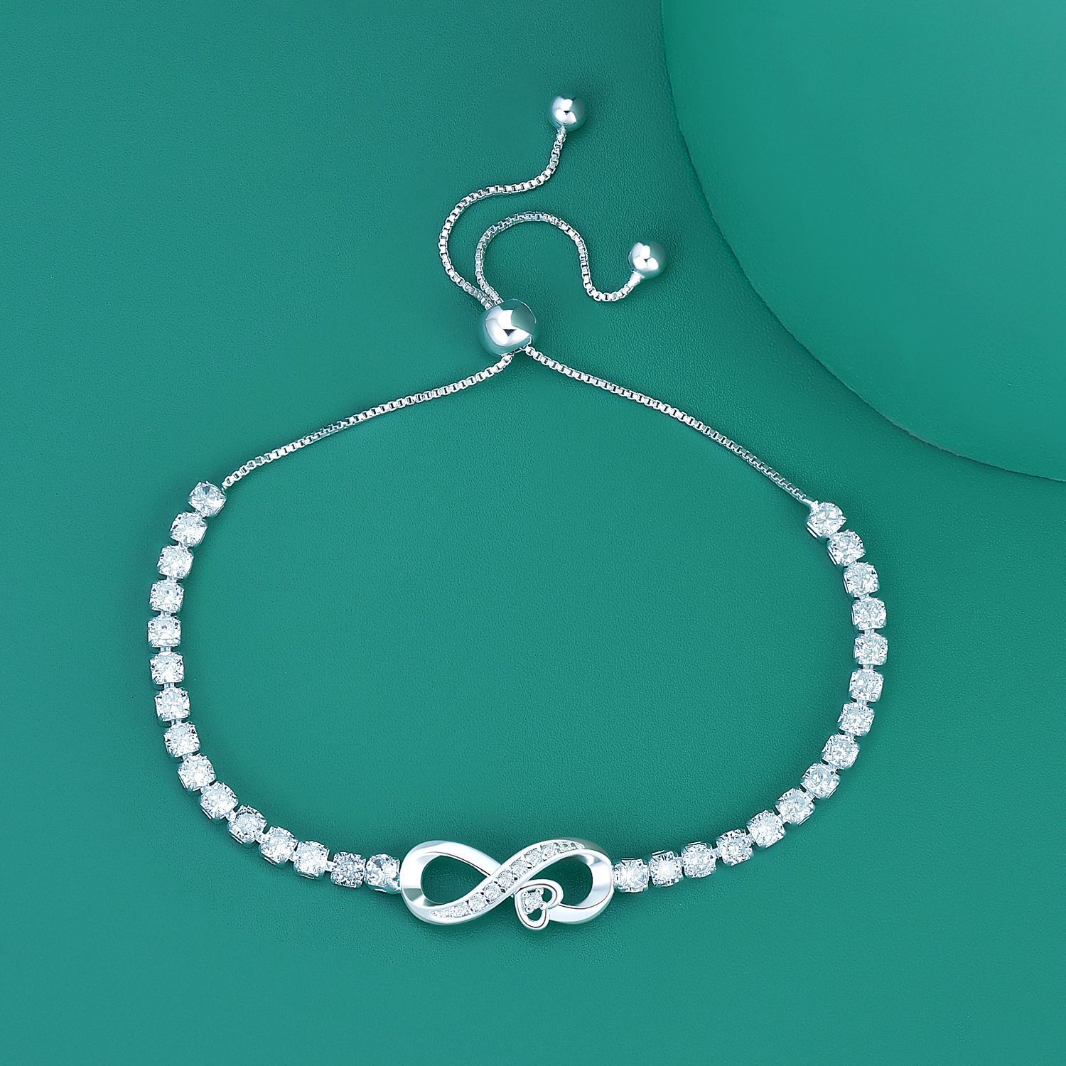 

Браслет Love с римским цирконием для женщин, универсальные телескопические бусины, регулируемые ручные украшения Love Bracelet