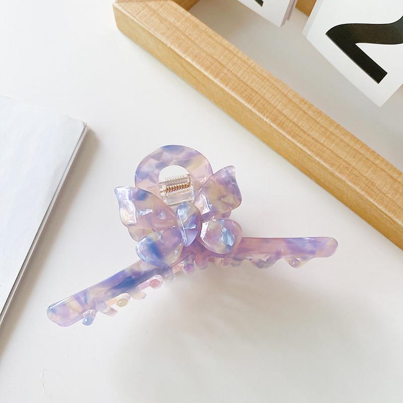Beautiful Handcrafted Floral Acetate Butterfly Hair Claw Clip For Trendy Women