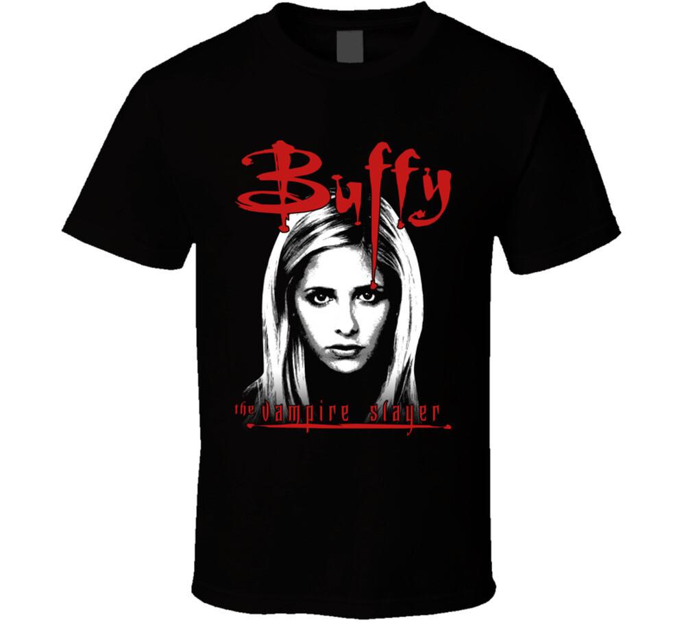 Buffy The Vampire Slayer 90s Tv Show Big Face T Shirt
