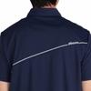 Mizuno Solar Cut Ice Touch Short Sleeve Shirt with Heat Deep Navy Zip-Up Collar, Shielding, E2MAC001,