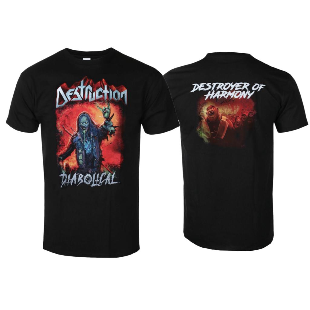Destruction Live Without Sense Modello Artistico Band Thrash Metal Maglietta Casual Stile Street Cotone Maglietta Per Unisex E Unisex