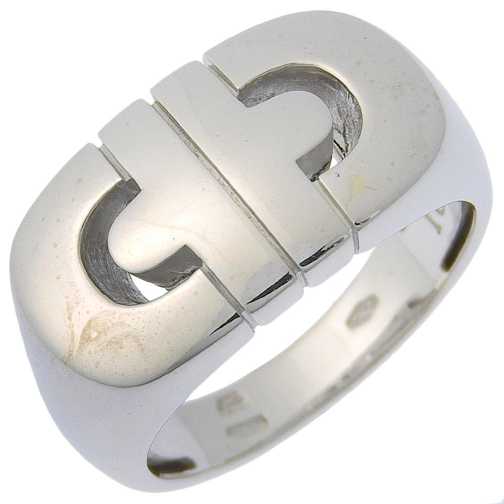 

BVLGARI Parentesi Ring K18 white gold #6.2(US Size) 7.4g Women Used