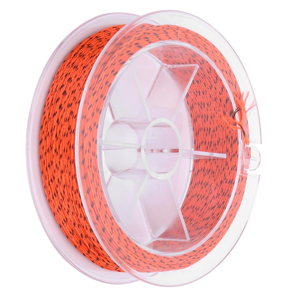 30LB 50m Pescuit la Muscă Poliester Nevaxat Linie de Pregătire Umplutură Mulină Linie de Luptă Enormă Piese Pescuit Portocaliu