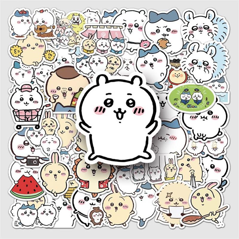 50 Chiikawa-Cartoon-Aufkleber