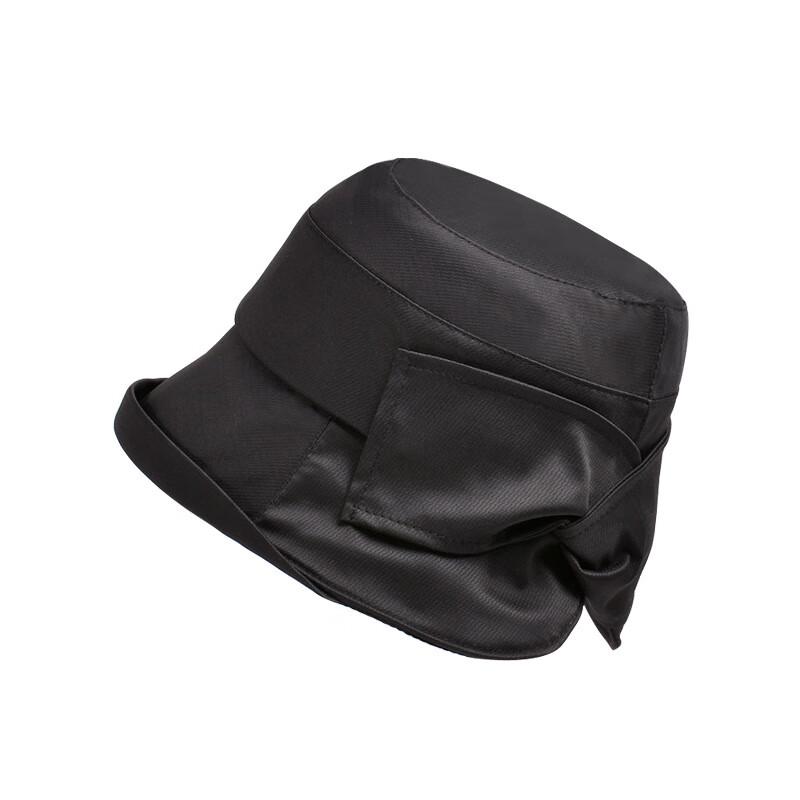 Женская шляпа-федора с бантом JIAOXIU