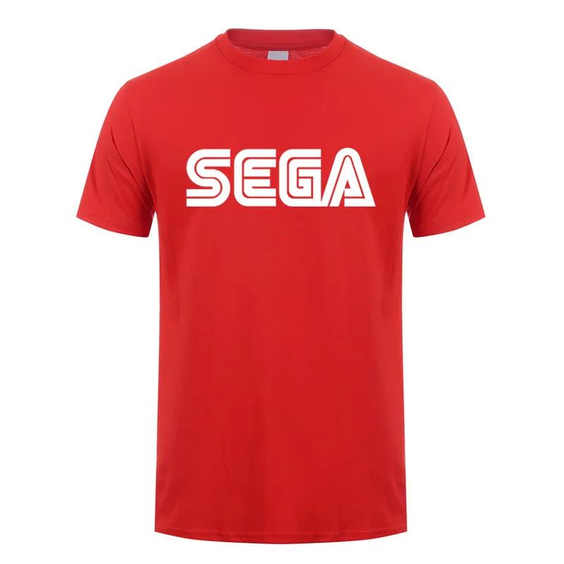 Sega T Shirts Casual Cotton Short Sleeve Summer Sega Logo Tshirt Man Tops Tees LH-286