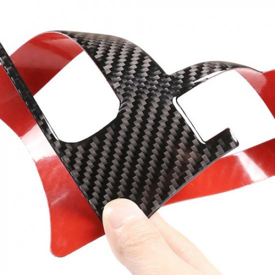 Car Carbon Fiber Handbrake Panel Frame Cover Trim For Toyota RAV4 2006-2012 NEW