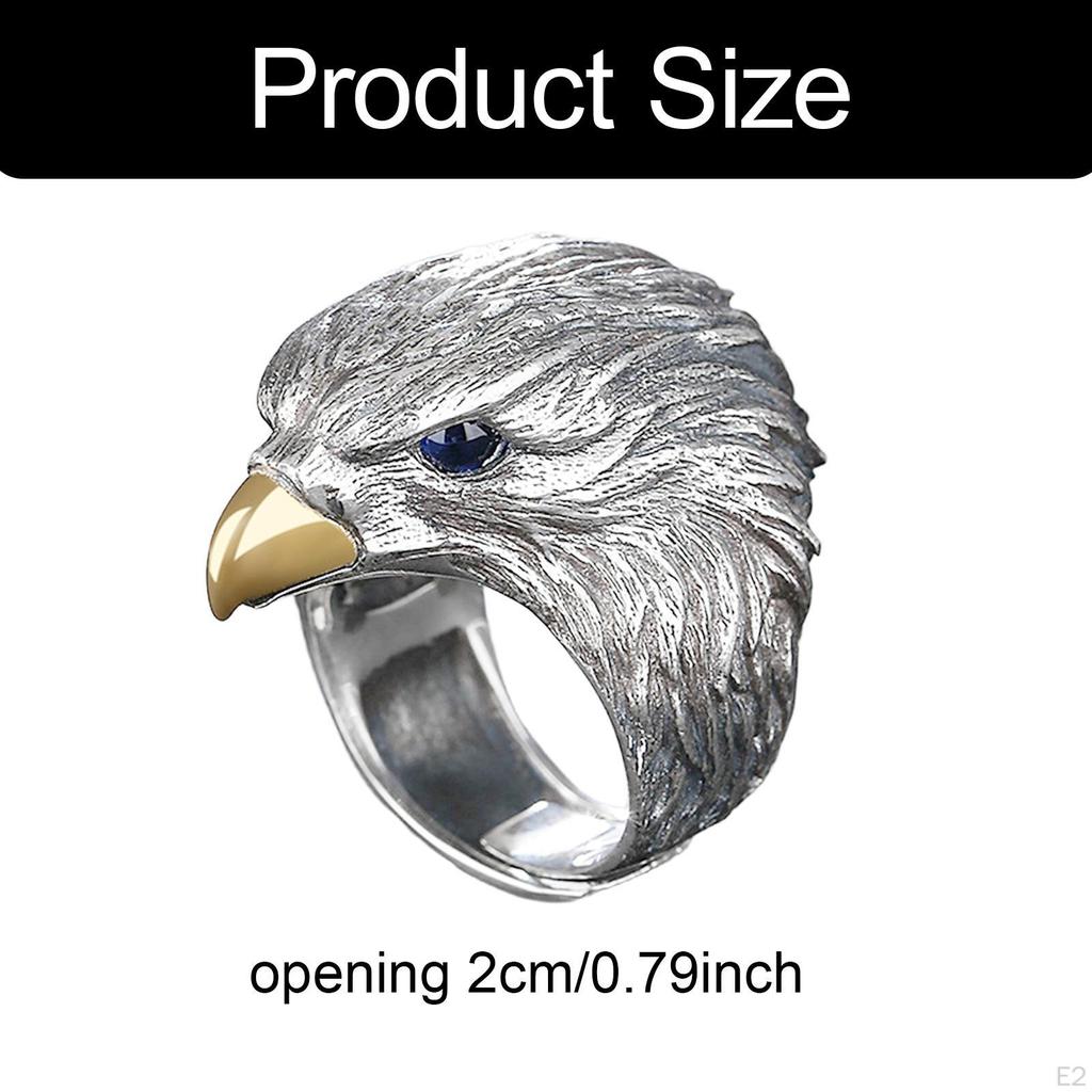 Adjustable Opening Statement Stylish Copper Jewelry Animal Finger Decor for Gift Men Party Prom