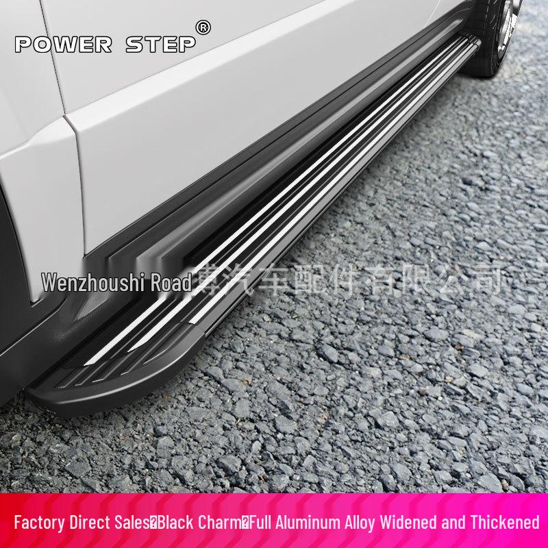 Ford Explorer Fixed Running Boards Black Plum All-Black Panel for Highlander and Teramont Auto Modification