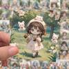63PCS Fruit Girl Avatar Stickers - Cute Designs for Decorating Notebooks, Phones & DIY Crafts AnimeWorlds Store