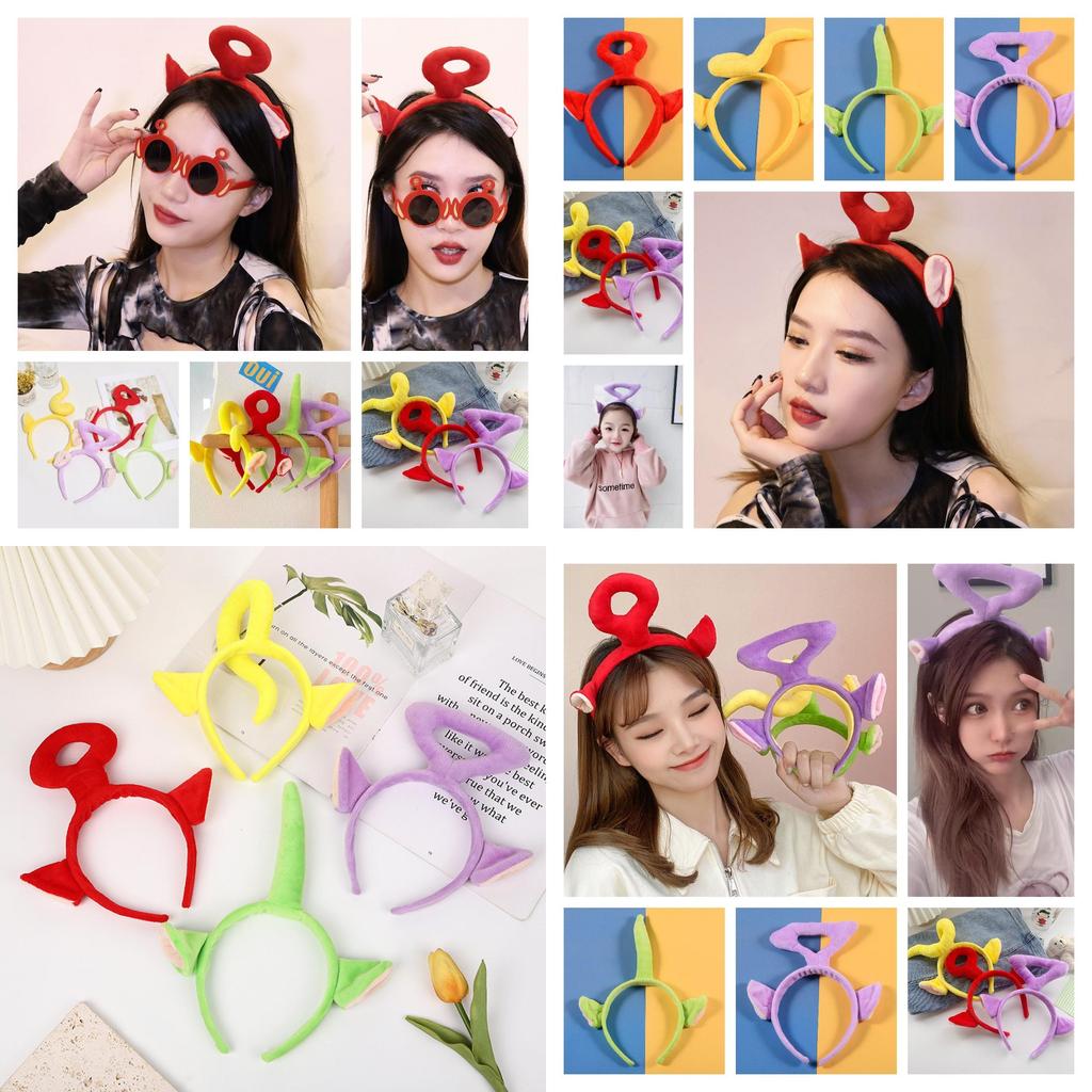 Teletubbies Plush Headband For Women Girls Soft Comfortable Party Headwear