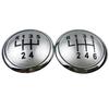 For Volkswagen VW Polo 9N 9N2 (2002-2010) Gear Shift Knob Speed Number Emblem Badge Car Styling Accessories