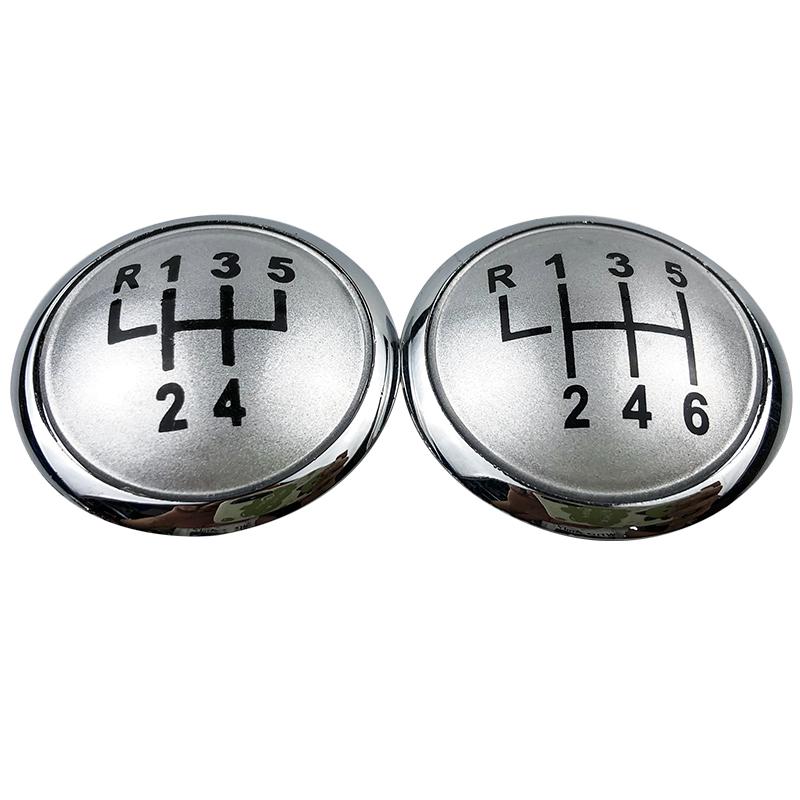 For Volkswagen VW Polo 9N 9N2 (2002-2010) Gear Shift Knob Speed Number Emblem Badge Car Styling Accessories