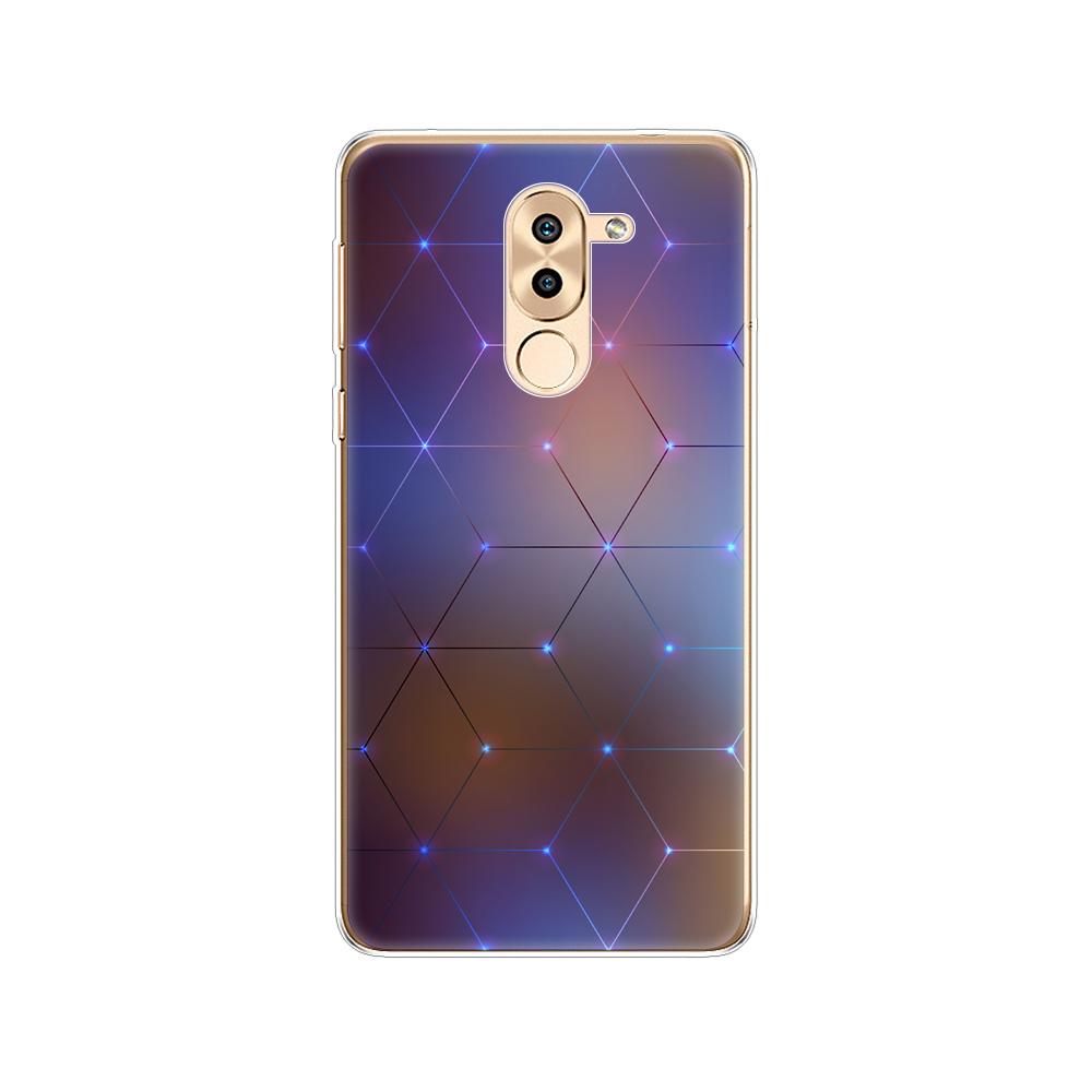 Phone Case for Huawei Honor 6X Soft Tpu Silicon Back Cover 360 Full Honor 6x Covers Protective Printing Transparent Clear Coque