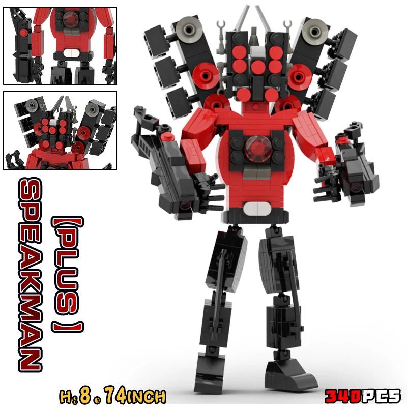 Moc Skibidi Toilet Figurky Modelové Kostky Titan Kameraman Speakerman Stavebnice Párty Halloweenská Dekorace Dárky pro Kluky