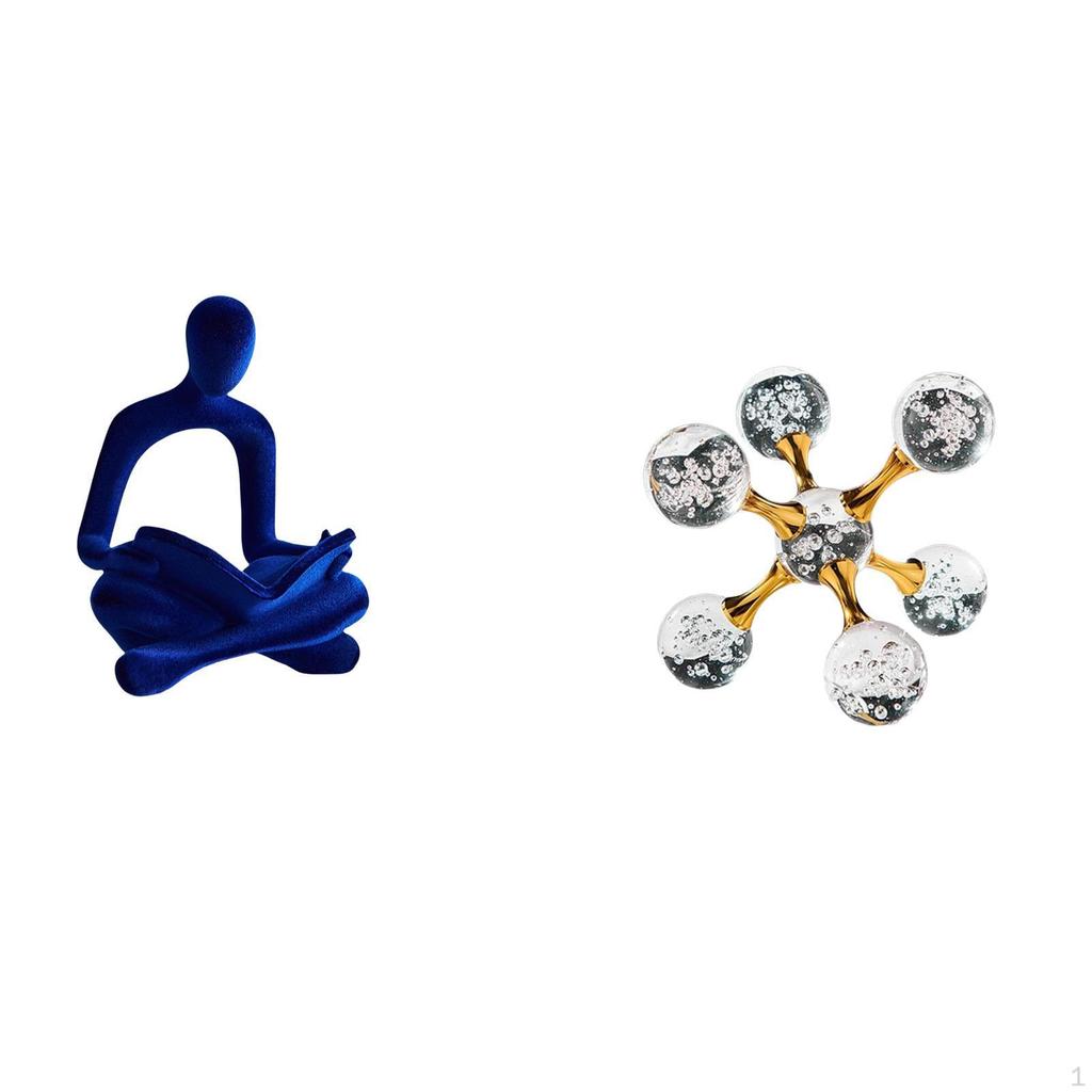 Abstract Thinker Figurine Modern Statue Decorative Sculpture Versatile Collection Desktop Ornament