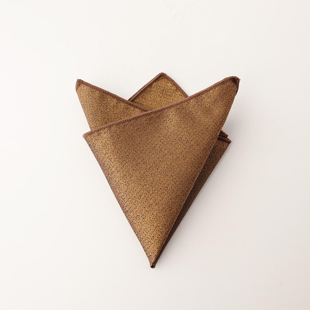 Polyester Men Handkerchief Solid Color Wedding Shirt Accessory Elegant Mens Pocket Square  For Men