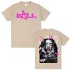 Singer Lali Esposito LA QUE LE GANA AL TIEMPO 2026 Tour Print T Shirt Unisex Women Hip Hop Punk T Shirts Casual 100 Cotton T Shirt