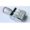 English/Spanish/French Date Stamp Plastic Number Stamp Adjustable Digits Number Stamp Inking Dater Stamp for Office