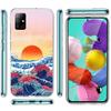Japanese Style Wave Art Phone Case For Samsung Galaxy A52 A32 A22 A12 A02S A50S A30S A51 A31 AA71 Note 20 Ultra 10 S10 Plus Gala