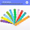Montessori Felt Button Bracelet for Early Childhood Development - Ideal for 3-Year-Olds in Kindergarten Classrooms.