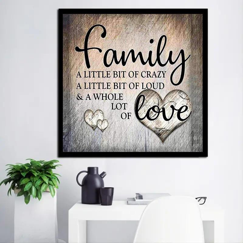 

5D Diy Алмазная картина «Семья и любовь» Алмазная вышивка Полный набор аниме Наборы для вышивки крестом Домашний декор Подарок ручной работы Round 30x30cm