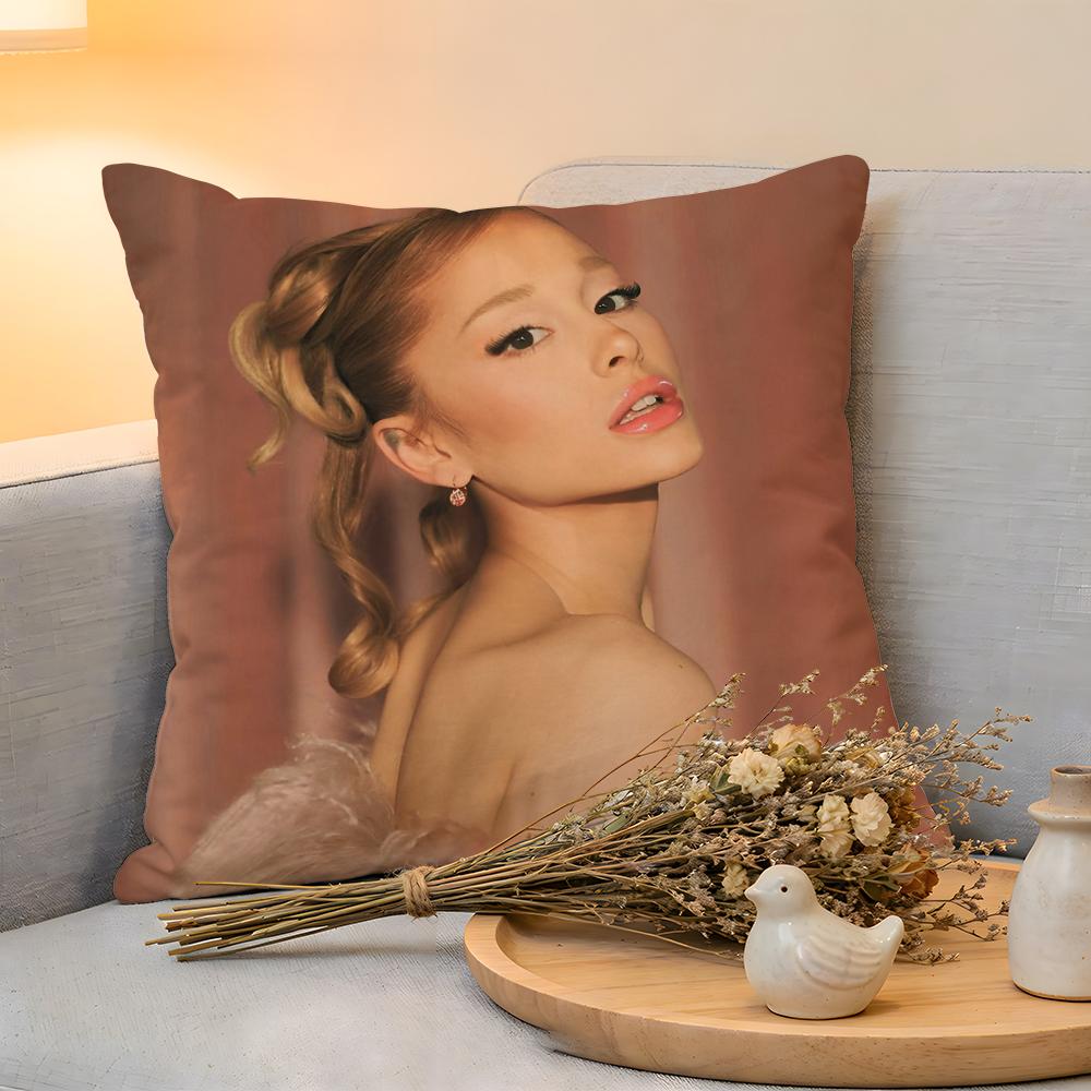 Cushion Cover Linen SkinFriendly Soft Decorative Case for Sofa Home Decor Singer AAriana Grande Pillow cover