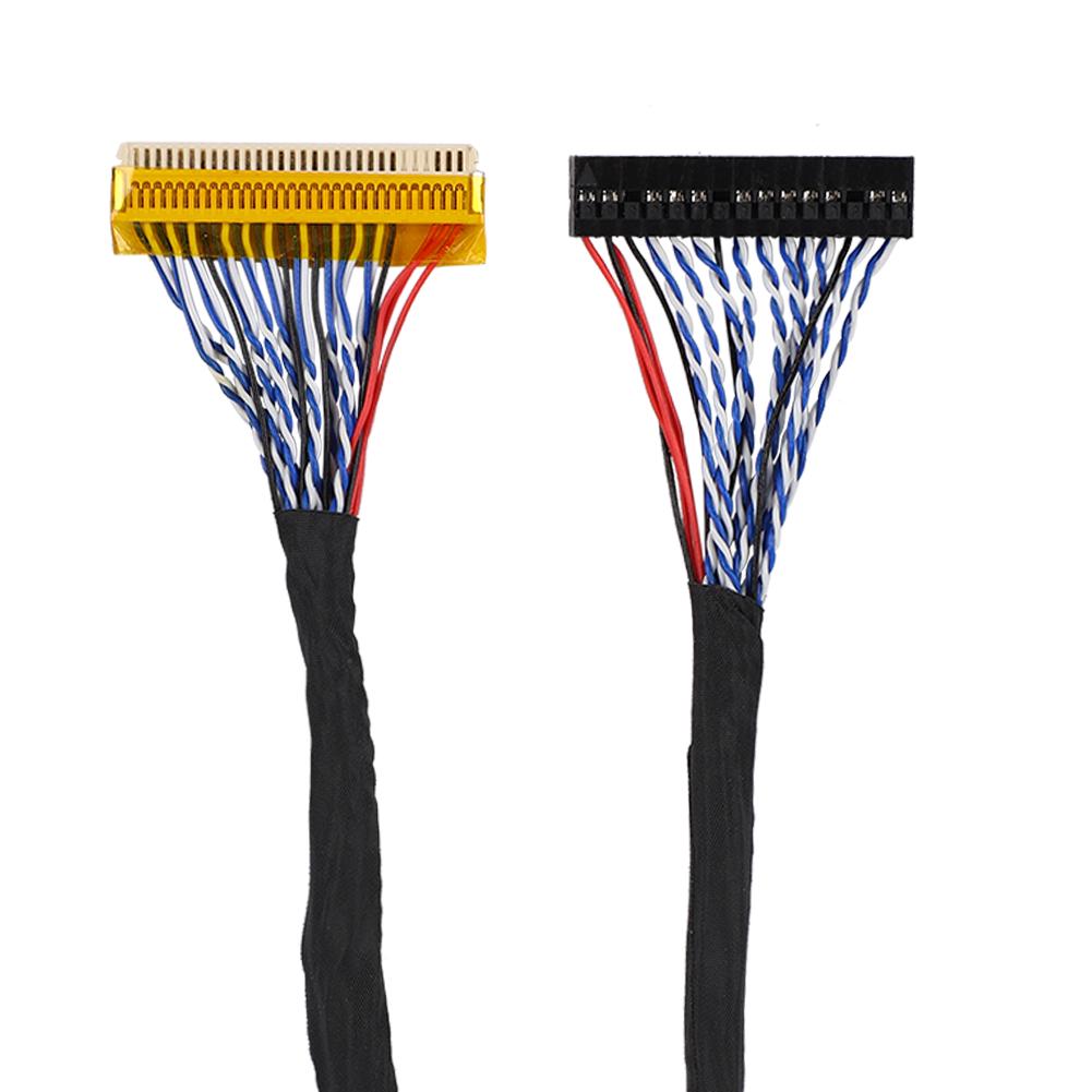 5PCS 30Pin LVDS Cable 2 Channel 8 Bit Support 1280x1024 Fpr 17 19inch TFT LCD Panel