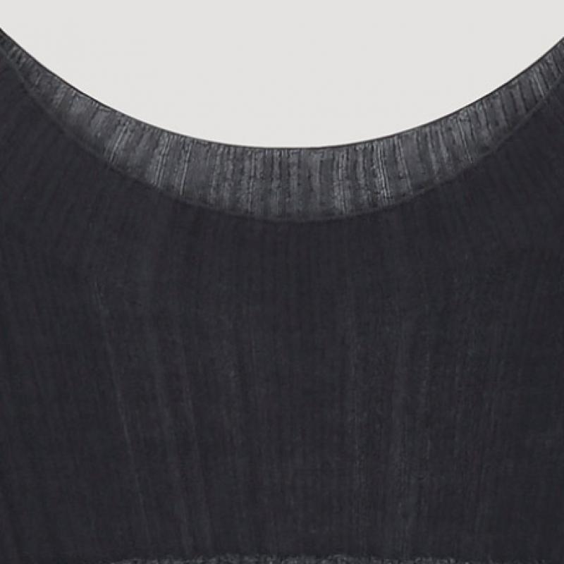 Ea S miSS Tricot cu Mânecă Scurtă cu Coaste SSkpoo32060 Ch