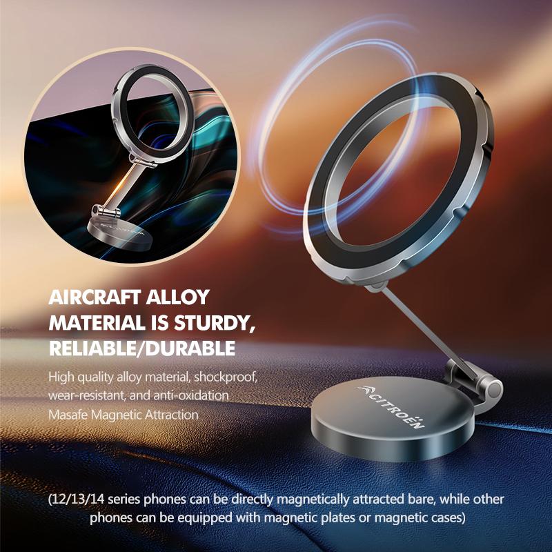 BYMF1 Magnetic Adsorption Car Phone Holder 360° Rotatable Suction Cup For Citroen C4 C3 C5 C1 C2 C6 VTS C4L DS3 DS4 DS5 Grand Berlingo